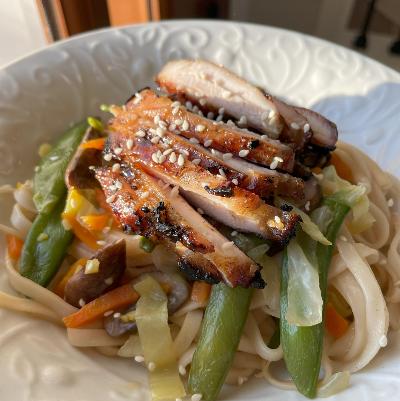 Image of Udon Noodle Stir-Fry